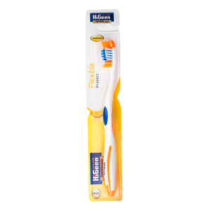 Higeen Toothbrush Yellow Color, Flexible Protect, Medium
