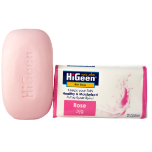 Higeen Antibacterial Bar Soap 125 GM Rose