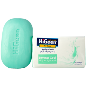 Higeen Antibacterial Bar Soap 125 GM Summer Cool