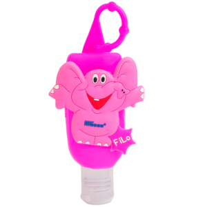 Higeen Hand Sanitizer Gel With Vitamin Beads For Kids Silicone Character Filo 50ml