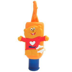 Higeen Hand Sanitizer Gel With Vitamin Beads For Kids Silicone Character Mido 50ml