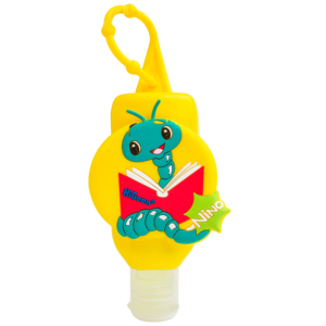 Higeen Hand Sanitizer Gel With Vitamin Beads For Kids Silicone Character Nino 50ml