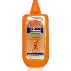 Higeen Hand Sanitizer Gel With Vitamin Beads Silicone Holder Oud 50ml