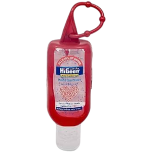 Higeen Hand Sanitizer Gel With Vitamin Beads Silicone Holder Together In Love 50ml