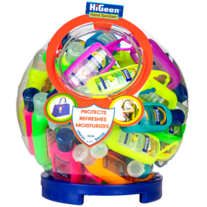 Higeen Hand Sanitizer Gel With Vitamin Beads Silicone Holder Acrylic Ball | Summer