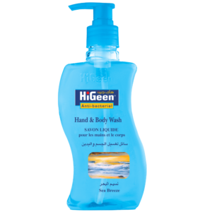 Higeen Antiseptic Hand & Body Wash Sea Breeze 500ml