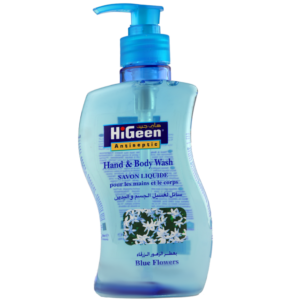 Higeen Antiseptic Hand & Body Wash Blue Flowers 500ml