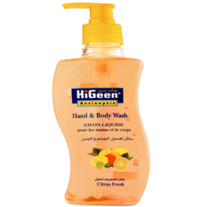 Higeen Antiseptic Hand & Body Wash Citrus 500ml