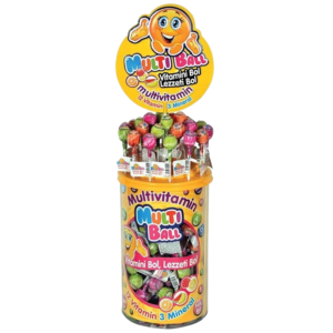 Multiball Multivitamin Lollipop 150 PCs Display Box
